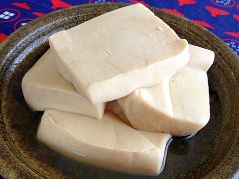 作り置き(冷凍保存OK)☆高野豆腐の含め煮